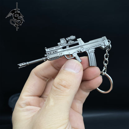 Metal Prices Type97 Mini Gun Keychain Backpack Pendant
