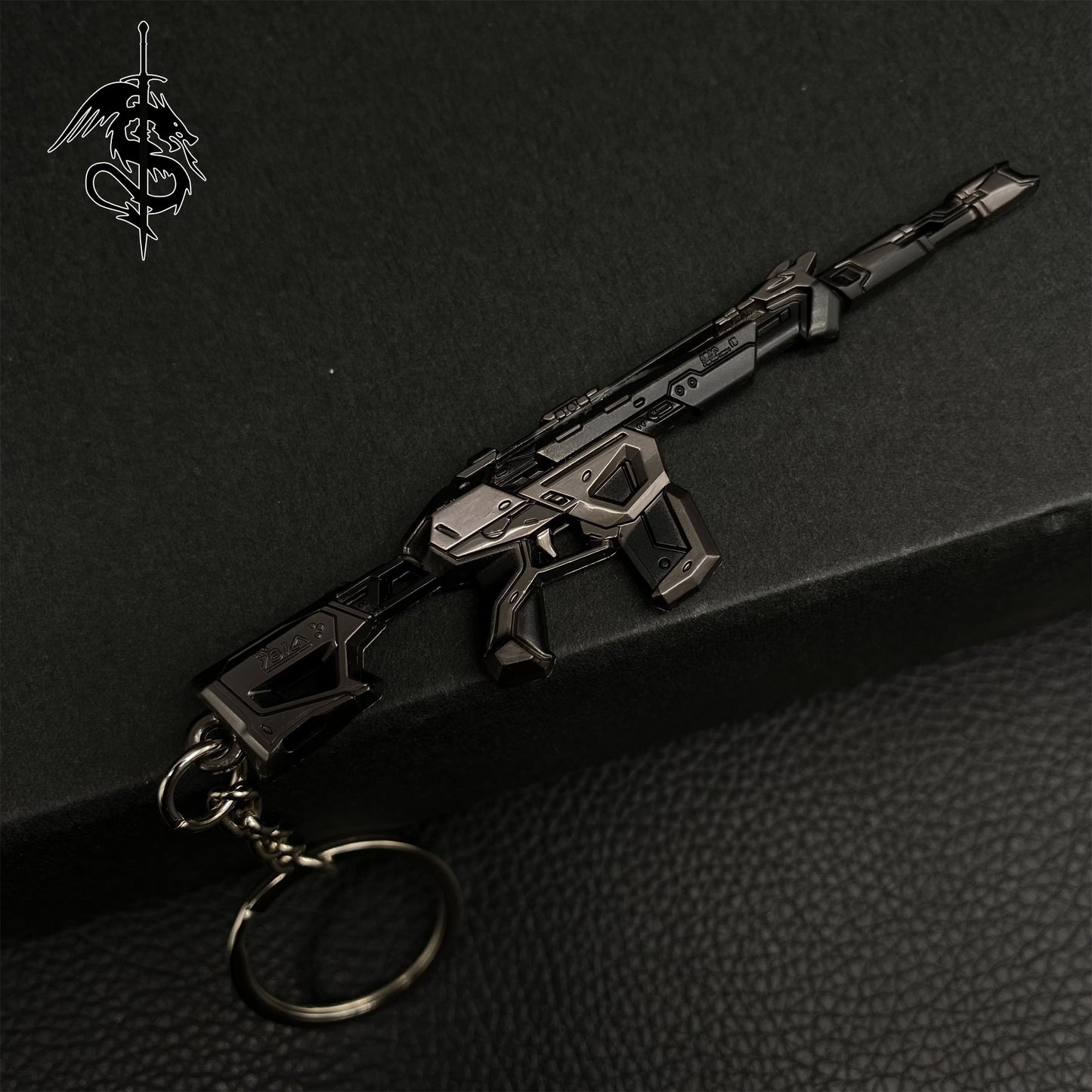 Tiny Protocol 781-A Phantom Metal Gun Keychain