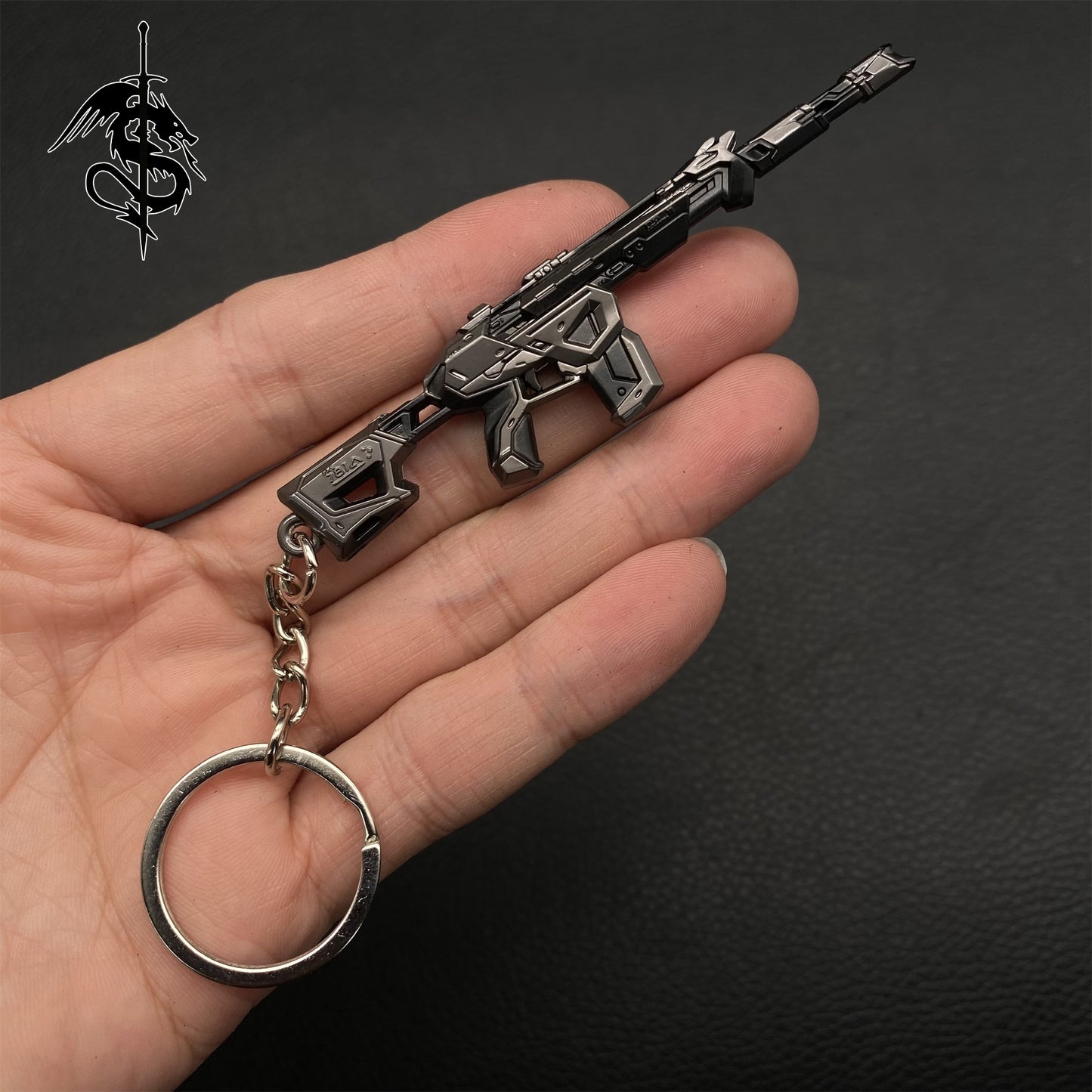 Tiny Protocol 781-A Phantom Metal Gun Keychain