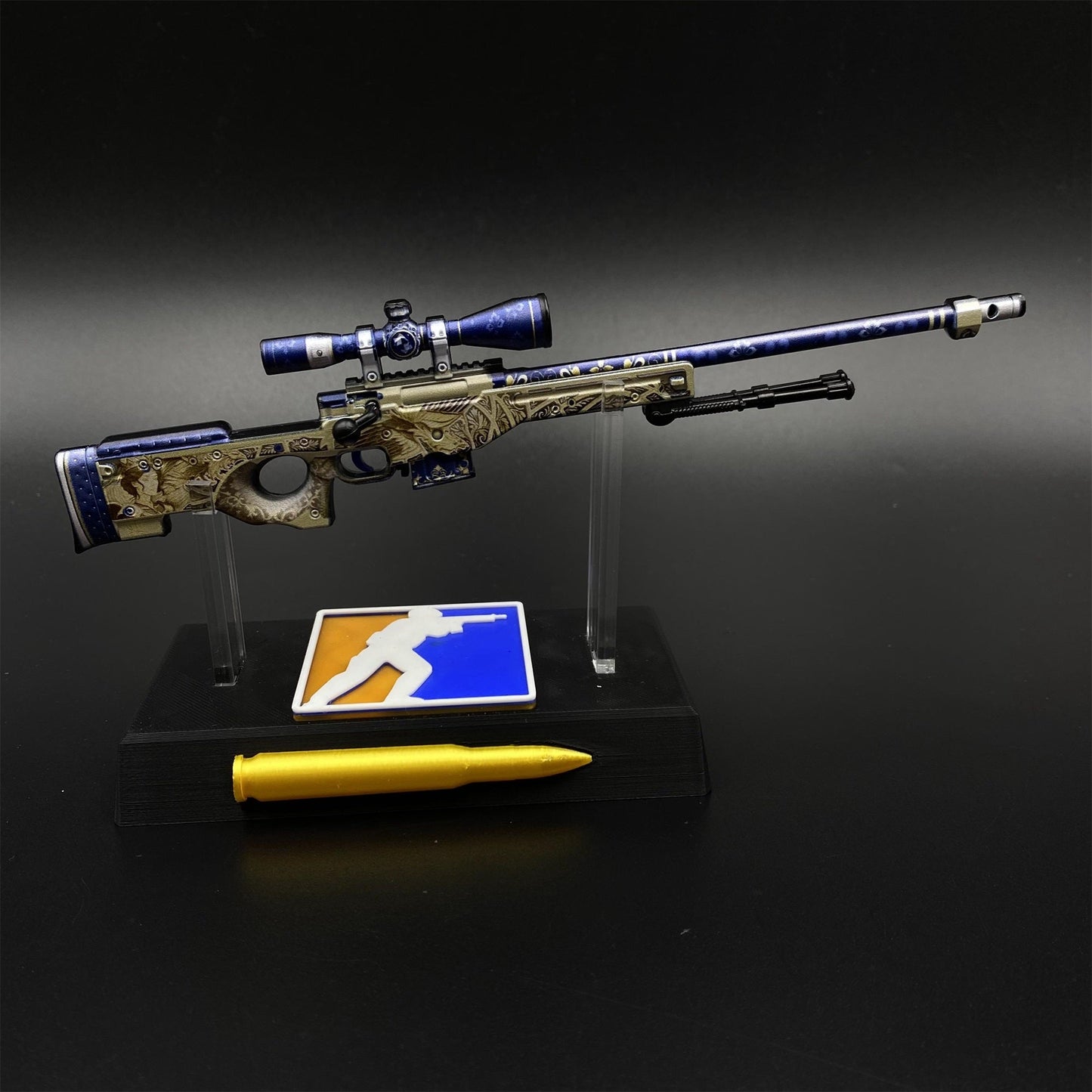 Hot Game CS2 Queen's Gambit AWP Metal Replica Game Prop Collectible