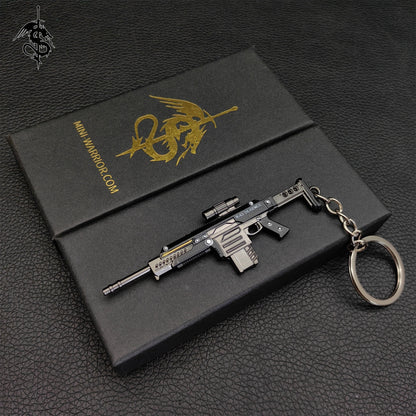 Mini R-63 Diligence Gun Metal Keychain