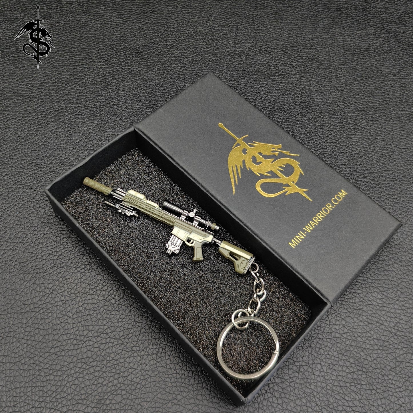 RE8 Mini Gun Metal Keychain Backpack Pendant 6 Options