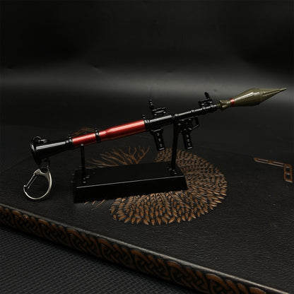 Metal RPG-7 Rocket Launcher Miniature Anti-tank Weapon Replica