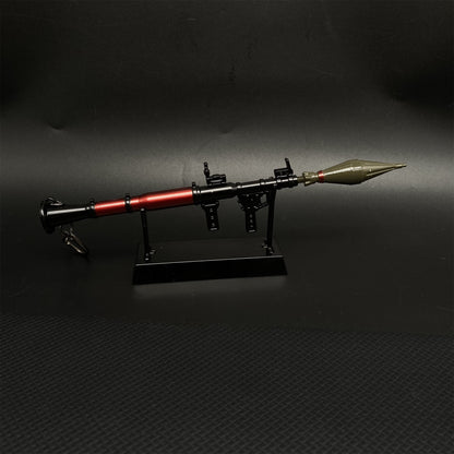 Metal RPG-7 Rocket Launcher Miniature Anti-tank Weapon Replica