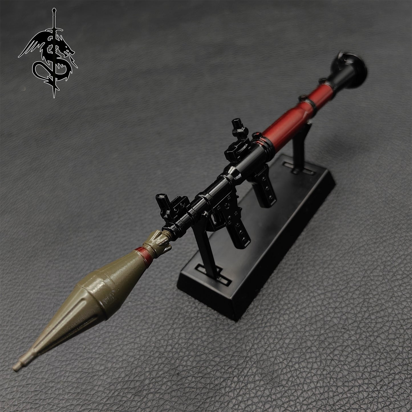 Metal RPG-7 Rocket Launcher Miniature Anti-tank Weapon Replica