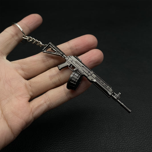 Tiny RPK 16 Metal Gun Keychain