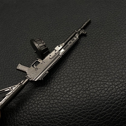 Tiny RPK 16 Metal Gun Keychain