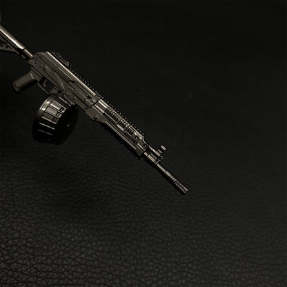 Tiny RPK 16 Metal Gun Keychain