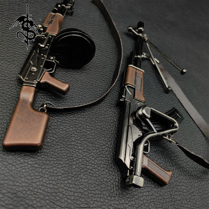 Metal AK-47 Assault Rifle RPK Light Machine Toy Gun Model