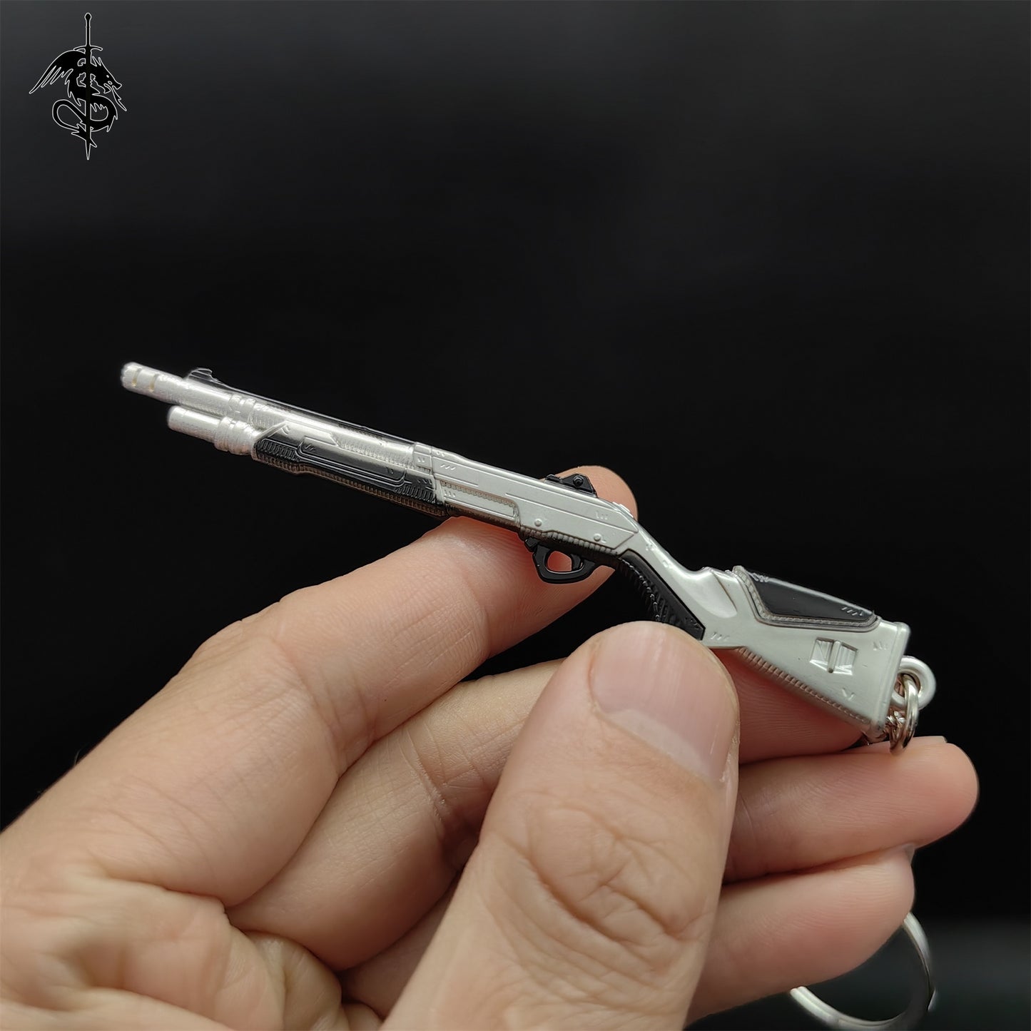 Mini Radiant Crisis 001 Bucky Gun Metal keychain