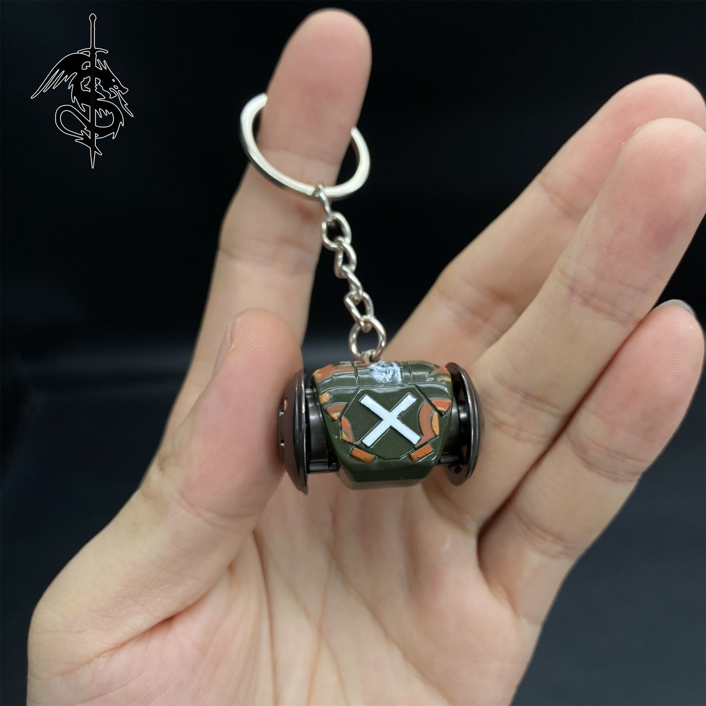 Hot Game Mini Raze Boombot Metal Pendant