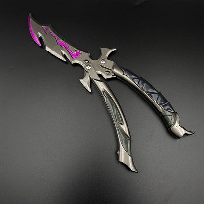 Reaver 3.0 Knife Reaver Balisong Butterfly Knife Trainer Dull Blade Replica For Collection