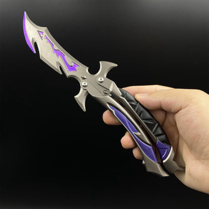 Reaver 3.0 Knife Reaver Balisong Butterfly Knife Trainer Dull Blade Replica For Collection