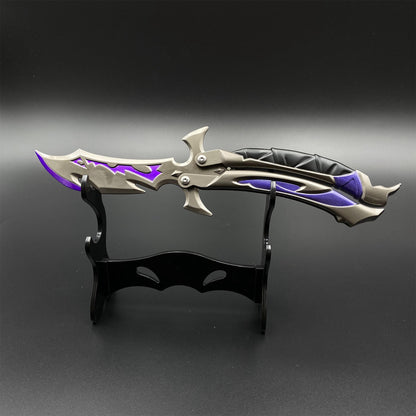 Reaver 3.0 Knife Reaver Balisong Butterfly Knife Trainer Dull Blade Replica For Collection