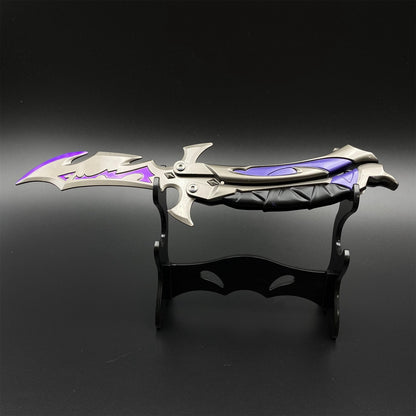 Reaver 3.0 Knife Reaver Balisong Butterfly Knife Trainer Dull Blade Replica For Collection