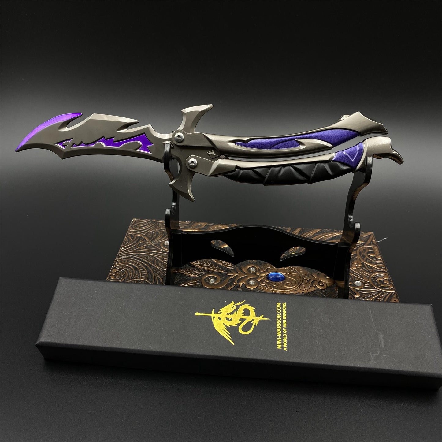 Reaver 3.0 Knife Reaver Balisong Butterfly Knife Trainer Dull Blade Replica For Collection