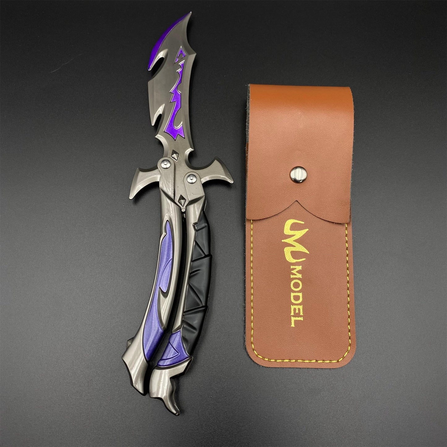 Reaver 3.0 Knife Reaver Balisong Butterfly Knife Trainer Dull Blade Replica For Collection