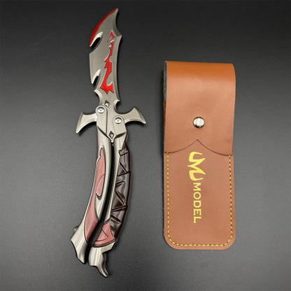 Reaver 3.0 Knife Reaver Balisong Butterfly Knife Trainer Dull Blade Replica For Collection