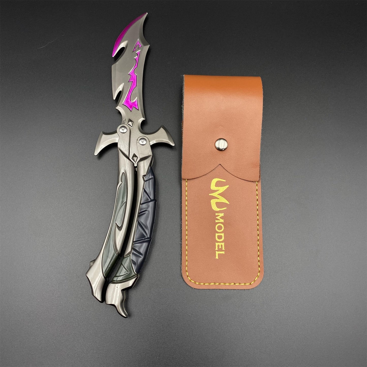 Reaver 3.0 Knife Reaver Balisong Butterfly Knife Trainer Dull Blade Replica For Collection