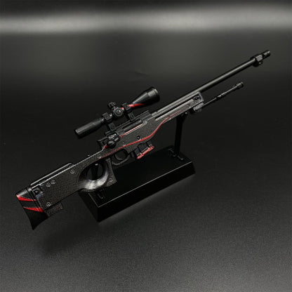 Hot Game CS2 Red Line AWP Metal Replica Game Prop Collectible