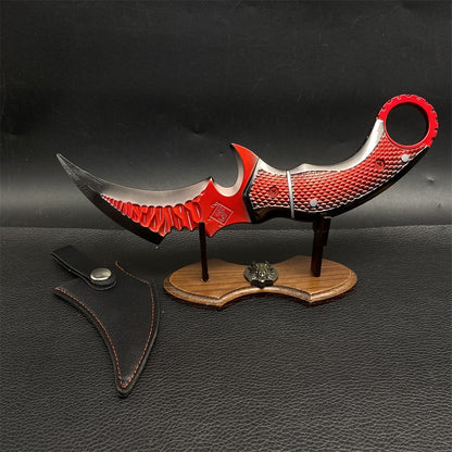 22CM Red Owl Karambit Metal Replica
