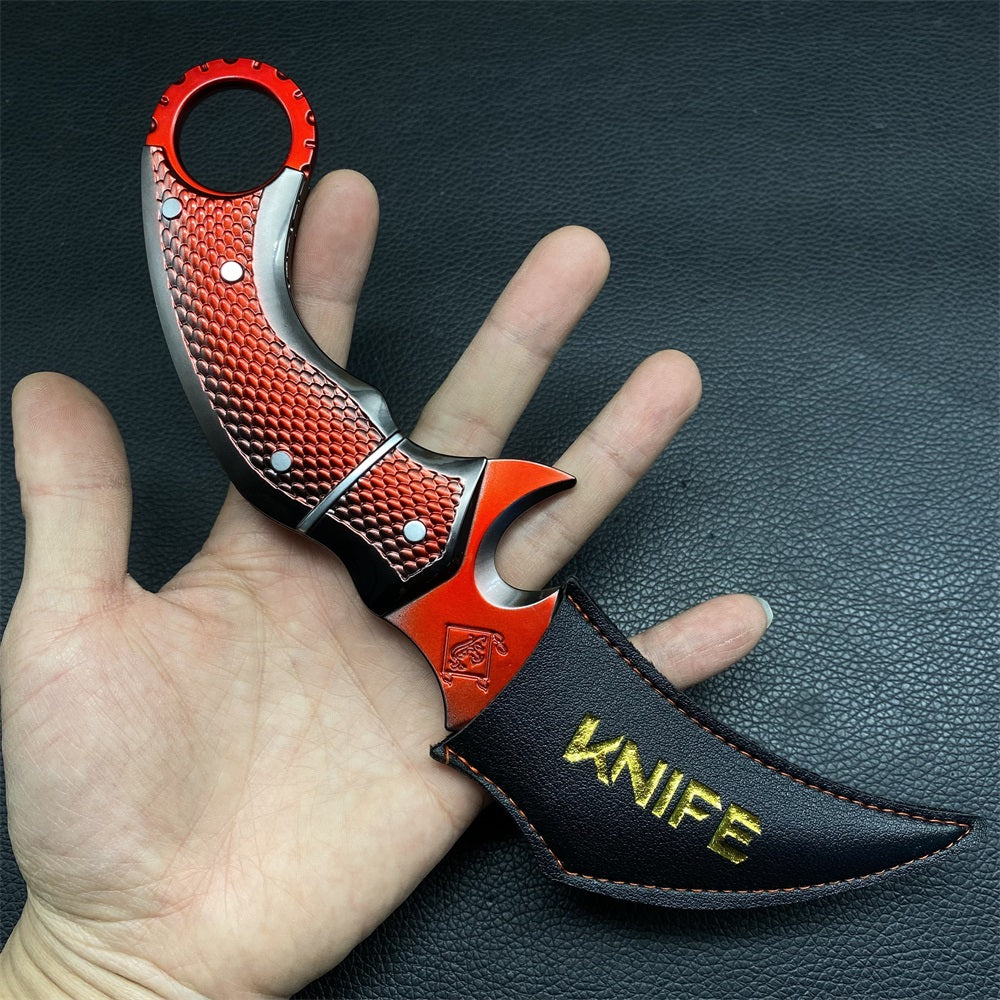 22CM Red Owl Karambit Metal Replica