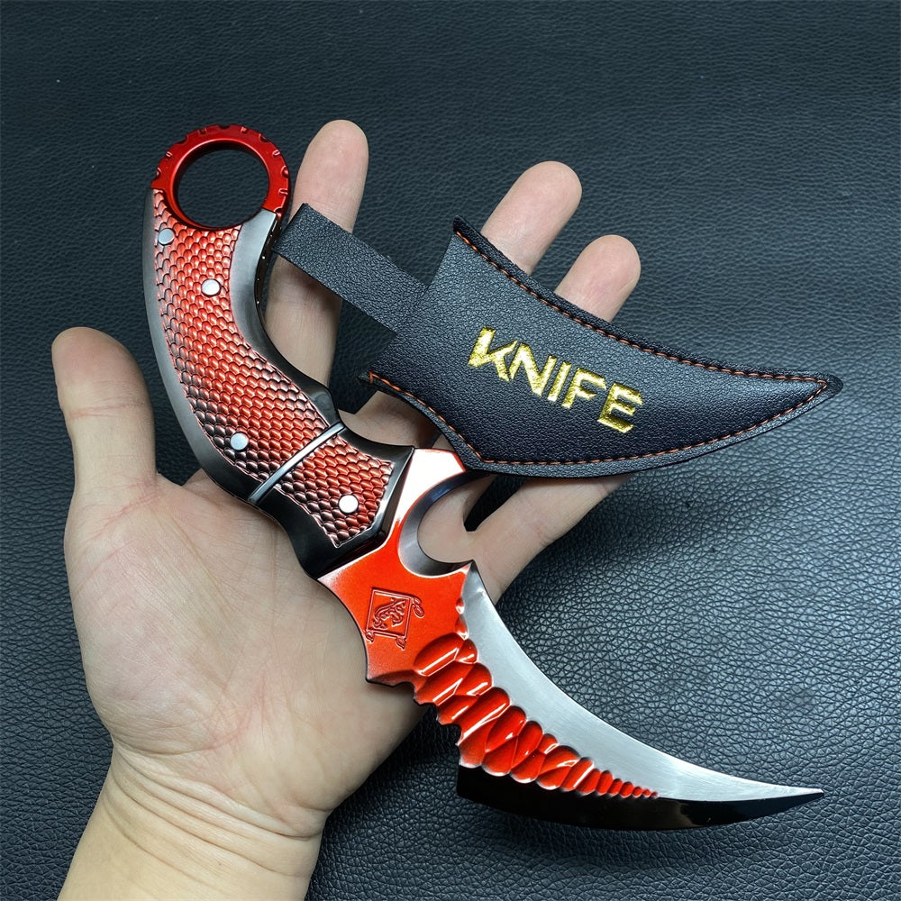 22CM Red Owl Karambit Metal Replica
