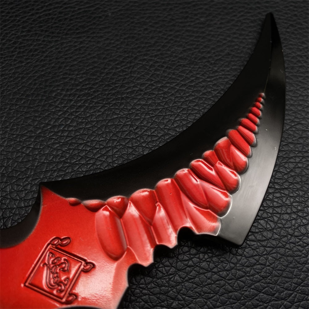 22CM Red Owl Karambit Metal Replica
