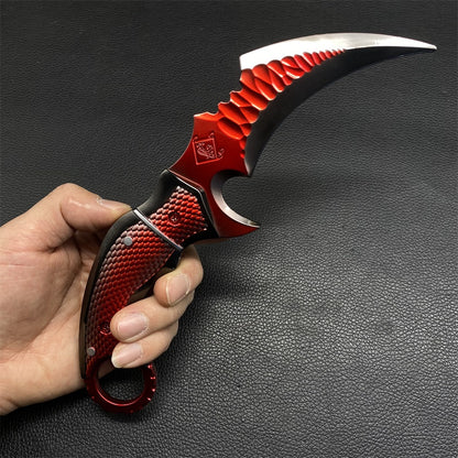 22CM Red Owl Karambit Metal Replica