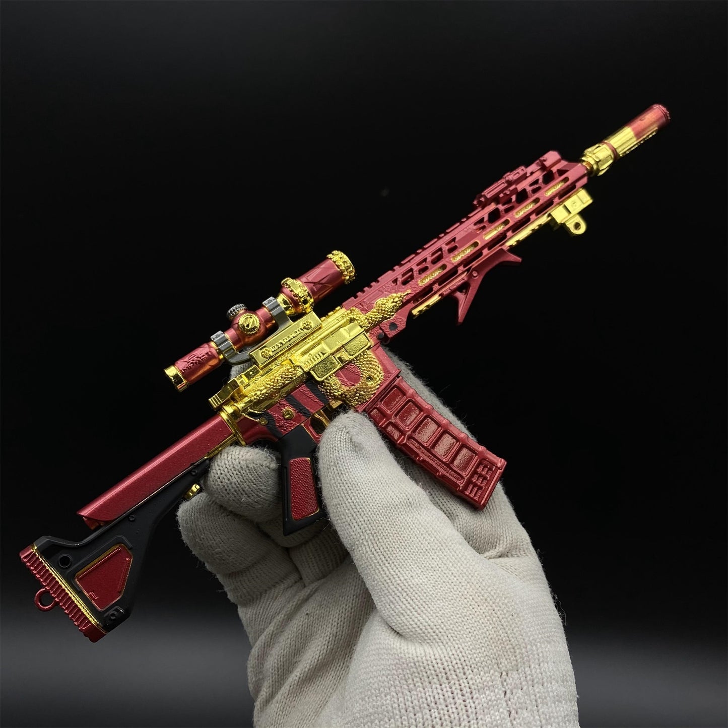 Delta Force Year of Snake Skin M4A1 Metal Miniature