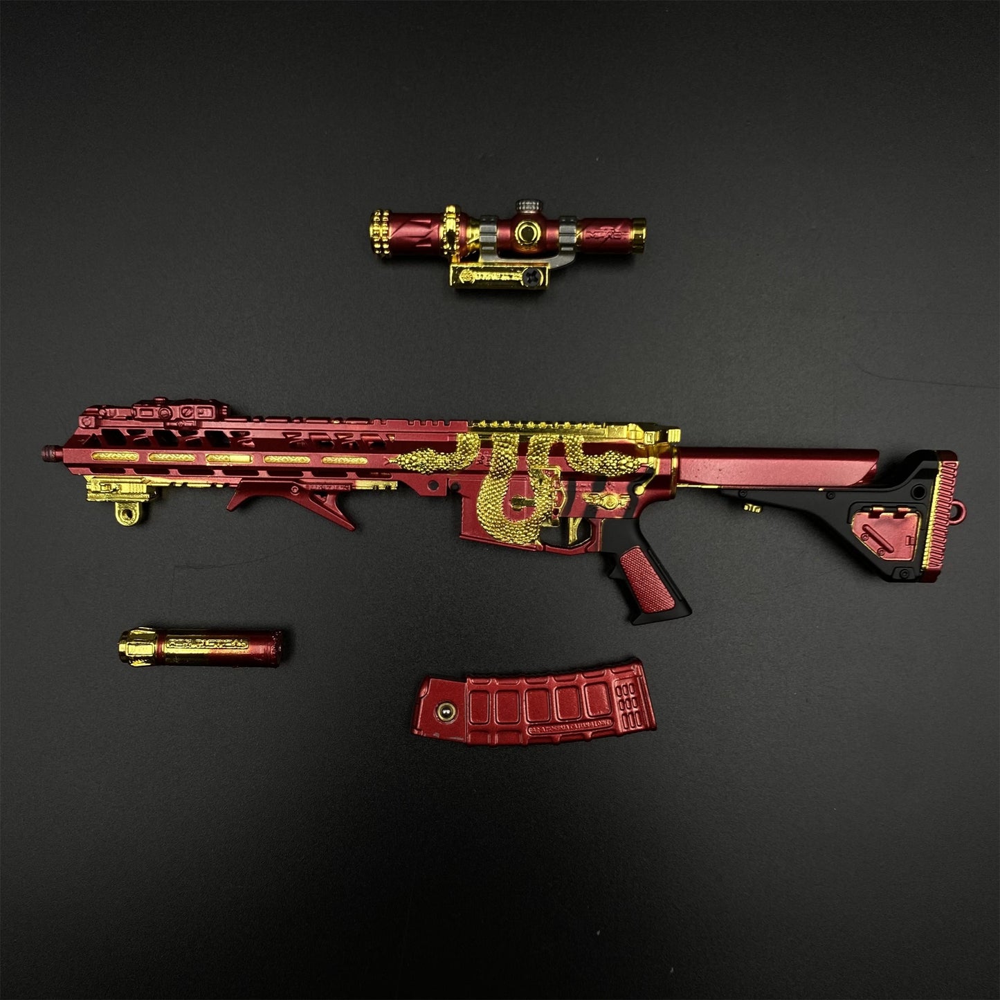Delta Force Year of Snake Skin M4A1 Metal Miniature