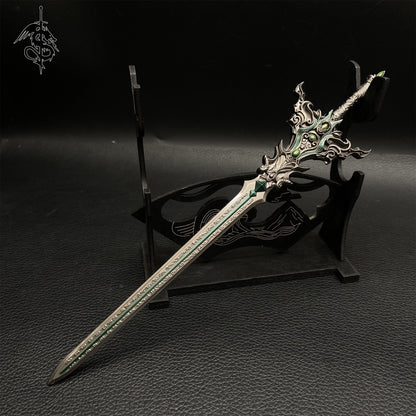 Perfect W Reincarnation Sword Metal Display Art