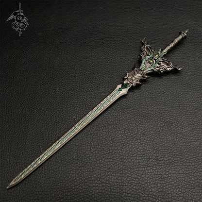 Perfect W Reincarnation Sword Metal Display Art