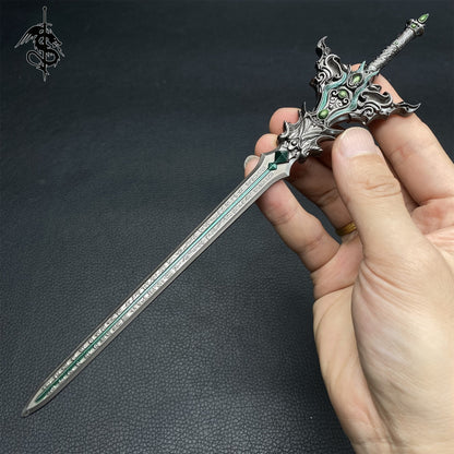 Perfect W Reincarnation Sword Metal Display Art