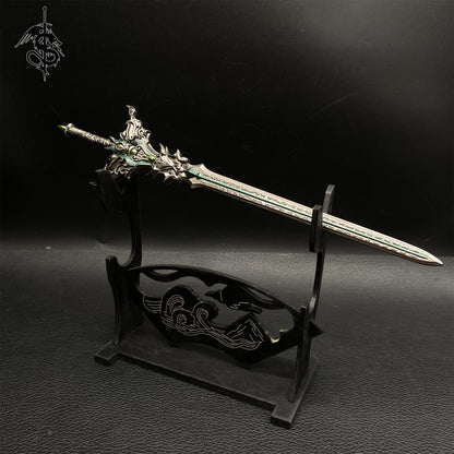 Perfect W Reincarnation Sword Metal Display Art