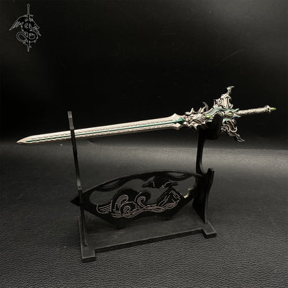 Perfect W Reincarnation Sword Metal Display Art