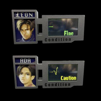 Customized 3D Printed RE Game Character Leon Ada Clarie Chris Hunk Status Screen Bar