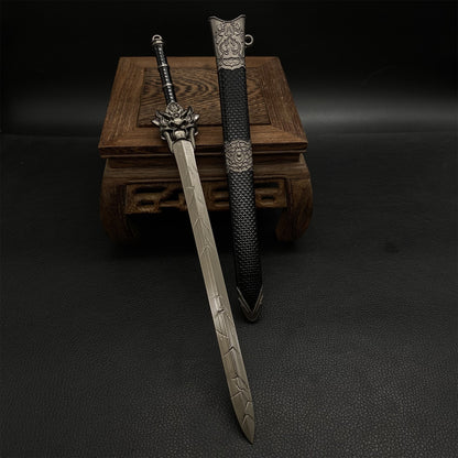 Famous Anime Reverse Scale Sword Metal Replica