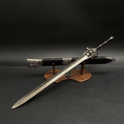 Famous Anime Reverse Scale Sword Metal Replica