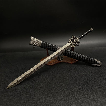 Famous Anime Reverse Scale Sword Metal Replica