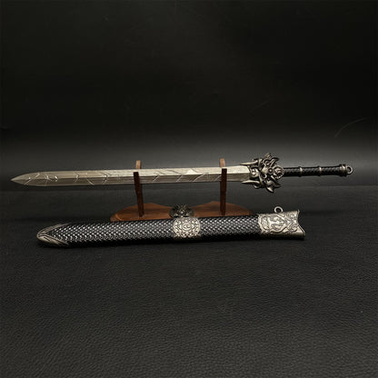 Famous Anime Reverse Scale Sword Metal Replica