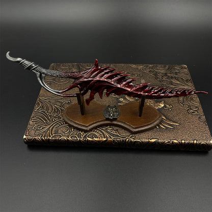 Rakshasa's Thorn" (Reverse Thorn) Miniature Metal Replica – Collectible Game Weapon Model