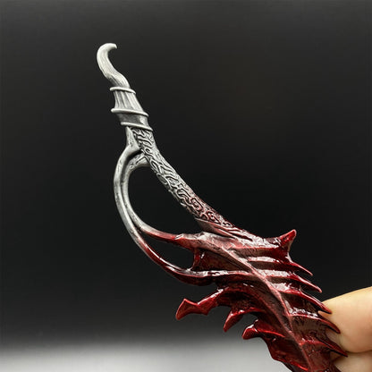 Rakshasa's Thorn" (Reverse Thorn) Miniature Metal Replica – Collectible Game Weapon Model