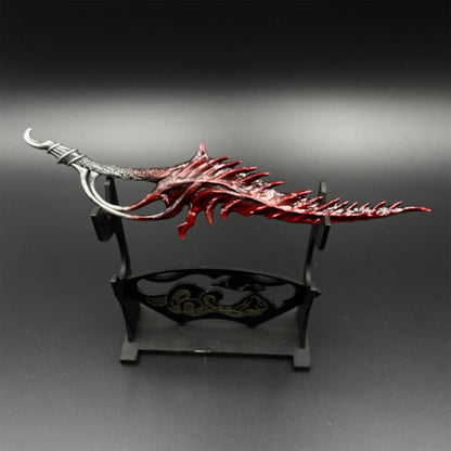 Rakshasa's Thorn" (Reverse Thorn) Miniature Metal Replica – Collectible Game Weapon Model