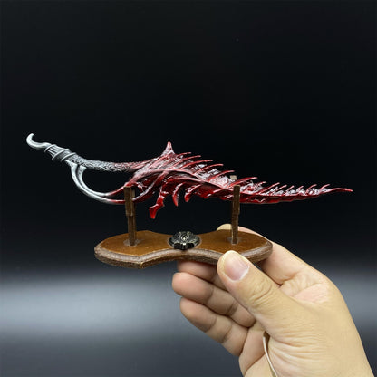 Rakshasa's Thorn" (Reverse Thorn) Miniature Metal Replica – Collectible Game Weapon Model
