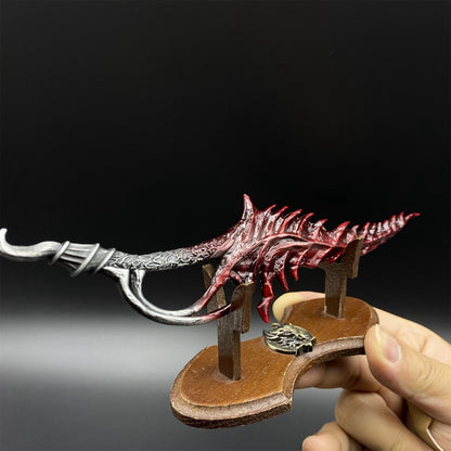 Rakshasa's Thorn" (Reverse Thorn) Miniature Metal Replica – Collectible Game Weapon Model