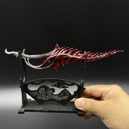 Rakshasa's Thorn" (Reverse Thorn) Miniature Metal Replica – Collectible Game Weapon Model
