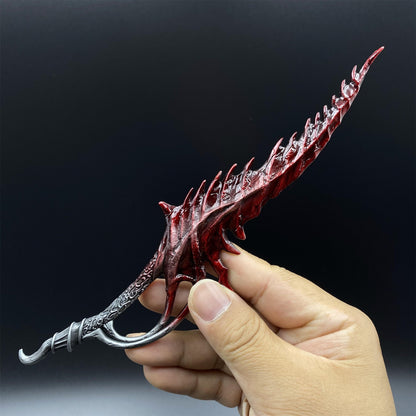 Rakshasa's Thorn" (Reverse Thorn) Miniature Metal Replica – Collectible Game Weapon Model