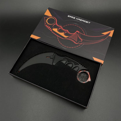 CS2 Game Karambit Howl Skin Replica Dull Blade Trainer Knife For Collection