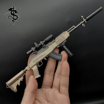 SKS Sniper Rifle Semi-automatic PSG Tiny Gun Model